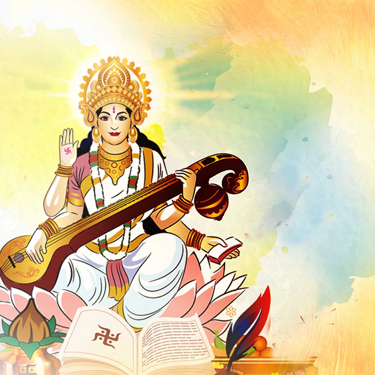 エーカム・エーカム・プラグニャ・サラスワティ・デヴィ・プージャ