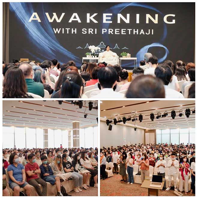 シュリ・プリタジよる「目覚め」開催！ – 目覚めの体験 in シンガポール –